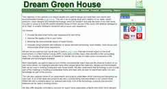 Desktop Screenshot of dreamgreenhouse.com
